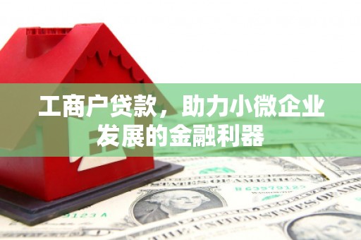 齐齐哈尔工商户贷款，助力小微企业发展的金融利器