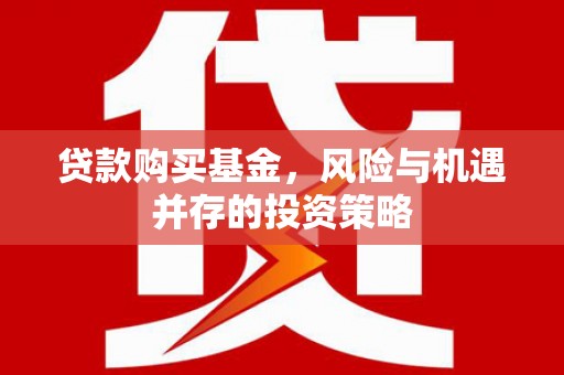 齐齐哈尔贷款购买基金，风险与机遇并存的投资策略