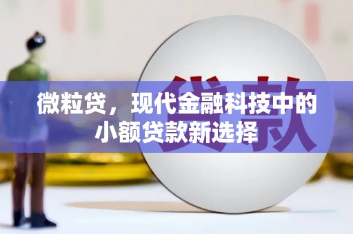 齐齐哈尔微粒贷，现代金融科技中的小额贷款新选择