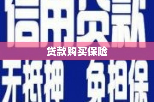 齐齐哈尔贷款购买保险