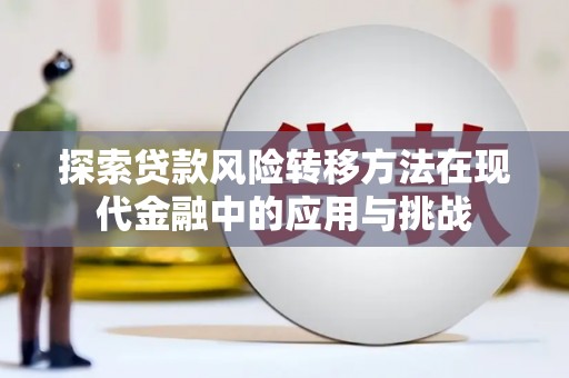 齐齐哈尔探索贷款风险转移方法在现代金融中的应用与挑战