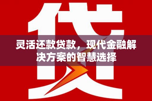 齐齐哈尔灵活还款贷款，现代金融解决方案的智慧选择