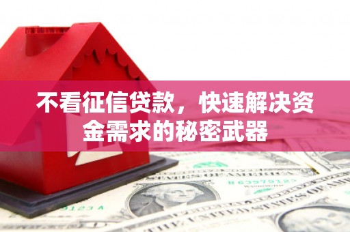 齐齐哈尔不看征信贷款，快速解决资金需求的秘密武器