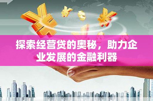 齐齐哈尔探索经营贷的奥秘，助力企业发展的金融利器