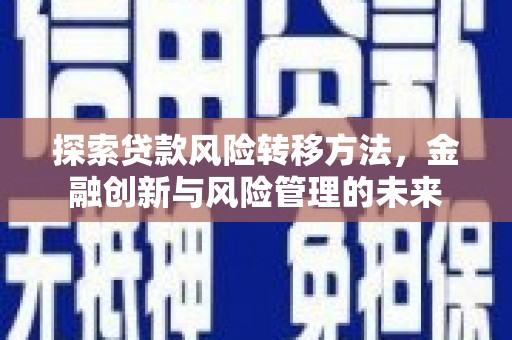 齐齐哈尔探索贷款风险转移方法，金融创新与风险管理的未来