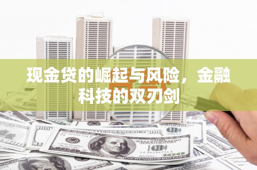 齐齐哈尔现金贷的崛起与风险，金融科技的双刃剑
