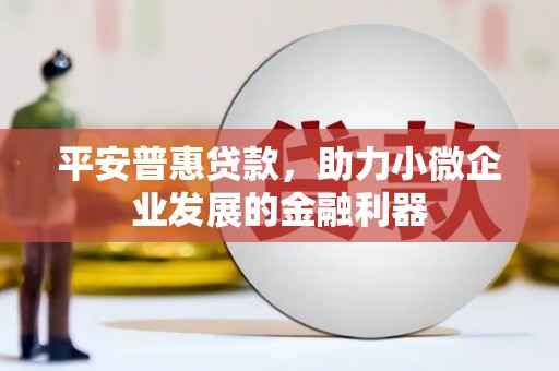 齐齐哈尔平安普惠贷款，助力小微企业发展的金融利器