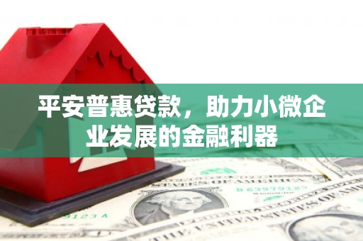 齐齐哈尔平安普惠贷款，助力小微企业发展的金融利器