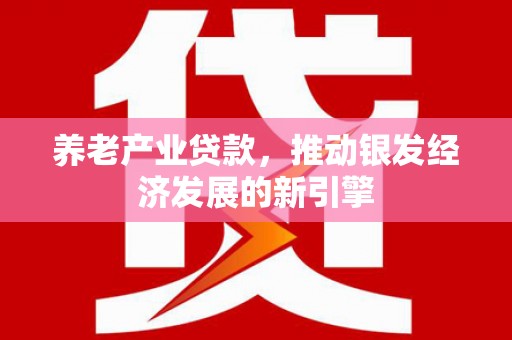 齐齐哈尔养老产业贷款，推动银发经济发展的新引擎