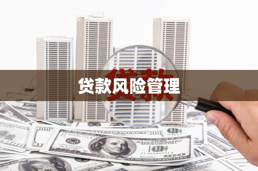 齐齐哈尔贷款风险管理