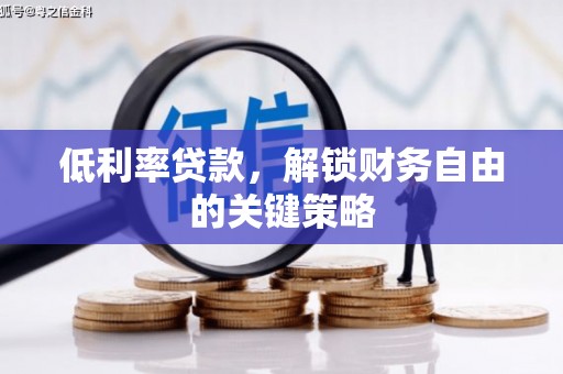 齐齐哈尔低利率贷款，解锁财务自由的关键策略