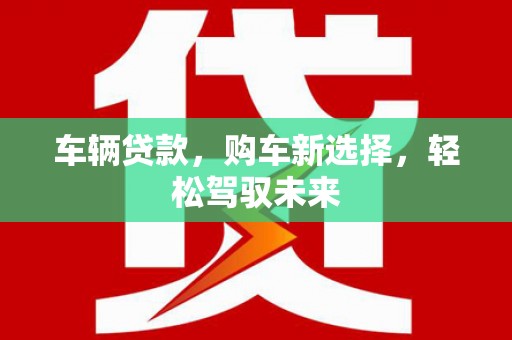 齐齐哈尔车辆贷款，购车新选择，轻松驾驭未来