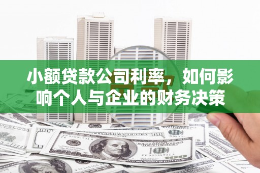 齐齐哈尔小额贷款公司利率，如何影响个人与企业的财务决策