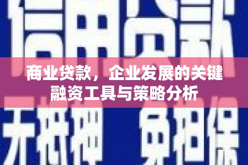 齐齐哈尔商业贷款，企业发展的关键融资工具与策略分析