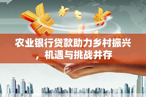 齐齐哈尔农业银行贷款助力乡村振兴，机遇与挑战并存