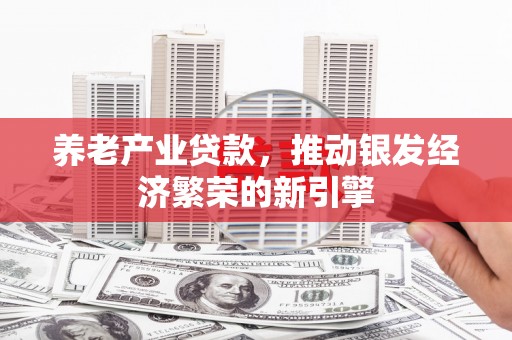 齐齐哈尔养老产业贷款，推动银发经济繁荣的新引擎