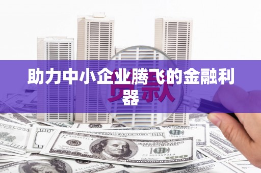 齐齐哈尔助力中小企业腾飞的金融利器