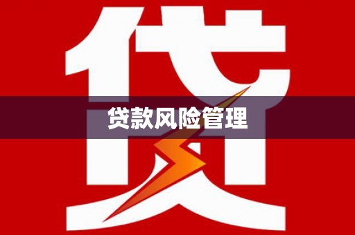 齐齐哈尔贷款风险管理